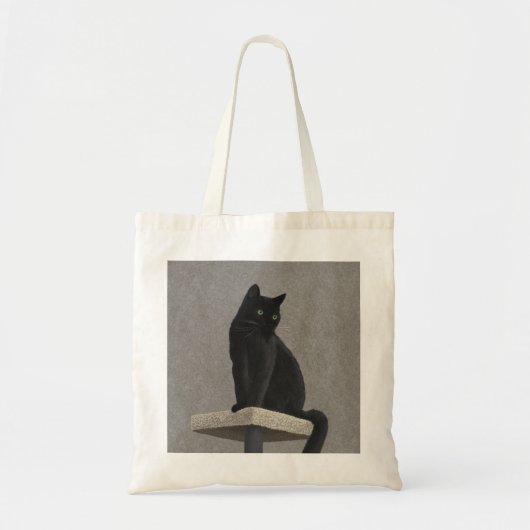 黒猫の王族 トートバッグ (正面)