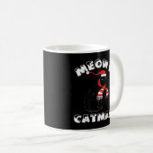 黒猫の皮肉なメリークリスマス コーヒーマグカップ (正面右)