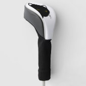 黒猫の目離れ ゴルフヘッドカバー (アングル)