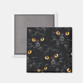 黒猫の目 マグネット (正面/裏面)