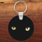 黒猫の目 | Cat Eyeマクロ キーホルダー (正面)