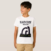 黒猫の石 Tシャツ (正面フル)