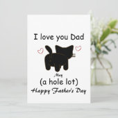 黒猫の私はあなたを愛するパパホール招待状 招待状 (スタンド正面)