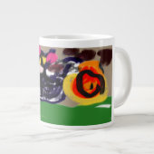 黒猫の秋茶 ジャンボコーヒーマグカップ (正面右)