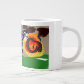 黒猫の秋茶 ジャンボコーヒーマグカップ (右)