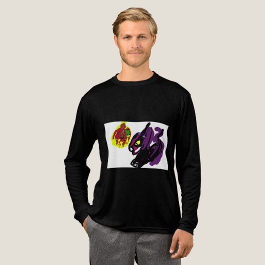 黒猫の秋 トライブレンドTシャツ (正面全体)