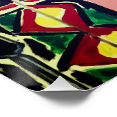 黒猫の窓の光沢ポスター ポスター (コーナー)