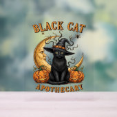 黒猫の薬局 – ハロウィーン魔性ムーン&プム アクリルサイン (ニュートラル)