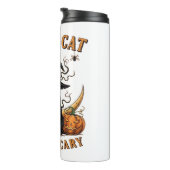 黒猫の薬局 – ハロウィーン魔性ムーン&プム タンブラー (回転右)