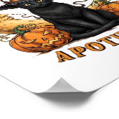 黒猫の薬局 – ハロウィーン魔性ムーン&プム ポスター (角)