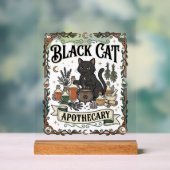 黒猫の薬局 猫 魔女 ミスティック アポセカリー アクリルサイン (ニュートラル)