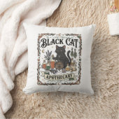 黒猫の薬局 猫 魔女 ミスティック アポセカリー クッション (ブランケット)