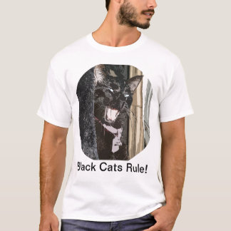 黒猫の規則! Tシャツ