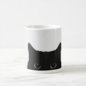 黒猫の視線マグ コーヒーマグカップ (中央)