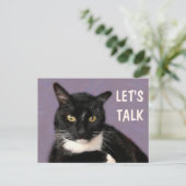 黒猫の話 ポストカード (スタンド正面)