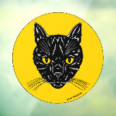 黒猫の顔 ウィンドウサイン (シート3)