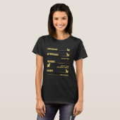 黒猫の類推 哲学 形而上学 神学 Tシャツ (正面フル)