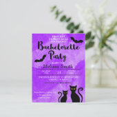 黒猫の魔女ハロウィーンバチェロレッテパーティー 招待状 (スタンド正面)