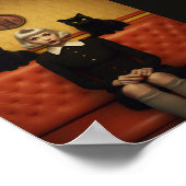 黒猫の魔女 ポスター (角)