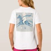 黒猫の魔女 Tシャツ (裏面)