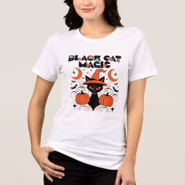 黒猫の魔法 トライブレンドTシャツ