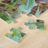 黒猫のAurtumnの写真 ジグソーパズル (側面)