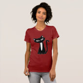 黒猫のTシャツ Tシャツ (正面フル)