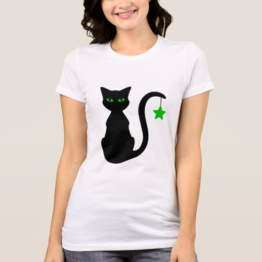 黒猫のTシャツ Tシャツ (正面)