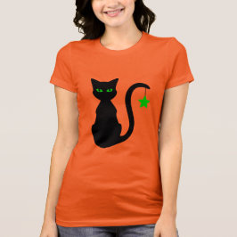黒猫のTシャツ Tシャツ