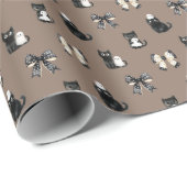 黒猫は弓と幽霊 ラッピングペーパー (ロールコーナー)