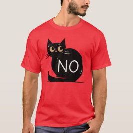 黒猫は断る Tシャツ
