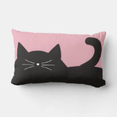 黒猫ひげ尾 ランバークッション (裏面)