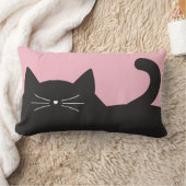 黒猫ひげ尾 ランバークッション (ブランケット)