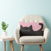 黒猫ひげ尾 ランバークッション (椅子)