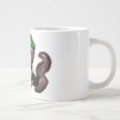 黒猫ひまわり ジャンボコーヒーマグカップ (右)