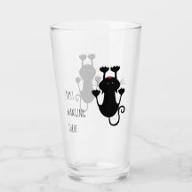 黒猫ぶら下がった漫画のおもしろい文字