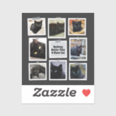 黒猫ほど シール (シート)