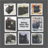 黒猫ほど シール (正面)