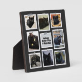 黒猫ほど フォトプラーク (正面)