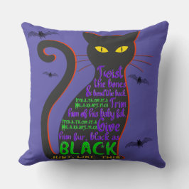 黒猫まつり枕 クッション