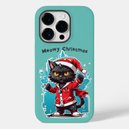黒猫をダビングするミョイ・クリスマス・フェスティバル Case-Mate iPhone 14 PROケース
