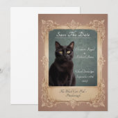 黒猫を思い出す日 招待状 (正面/裏面)