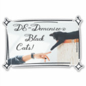 黒猫を悪魔化するな シール (正面)