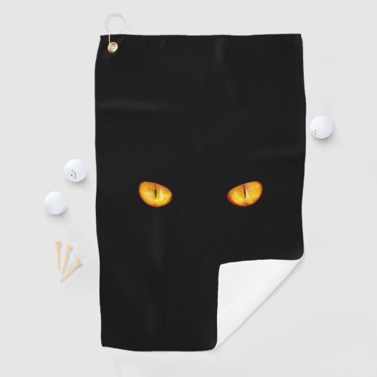 黒猫を見た男 ゴルフタオル (インサイチュ)