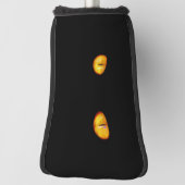 黒猫を見た男 ゴルフヘッドカバー (回転90)