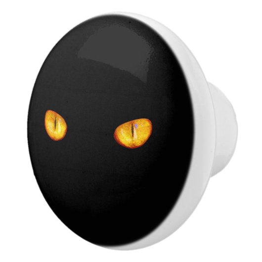 黒猫を見た男 セラミックノブ (右)