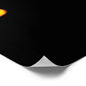 黒猫を見た男 ポスター (角)