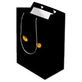 黒猫を見た男 ミディアムペーパーバッグ (裏面アングル)