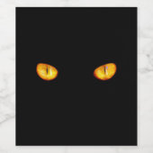 黒猫を見た男 ワインラベル (シングルラベル)