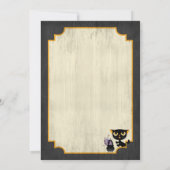 黒猫を飼遊う小さな魔女のうるう蛙 招待状 (裏面)